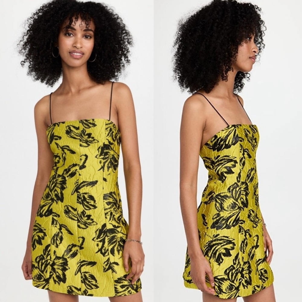 Alice + Olivia Floral Jacquard Mini Dress